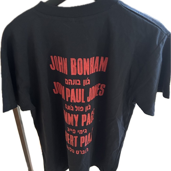 Vintage 90’s Led Zeppelin Concert T Shirt- Band Concert -Rock Band-Unisex Large - Picture 6 of 8